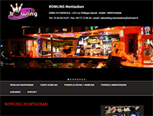 Tablet Screenshot of bowling-montauban.com